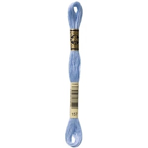 DMC Fil à Broder Mouliné 117MC - couleur 157 - Bleu doux pas cher