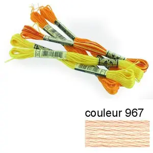 Comparateur de prix : DMC Fil à broder 117 mouliné - couleur 967