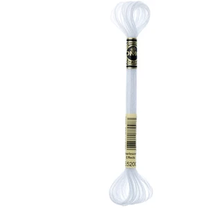 Comparateur de prix : DMC Fil à broder de 8 m, couleurs variées, blanc, 1 x 8m Skein