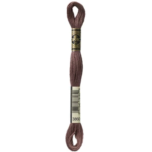 DMC Fil à Broder Mouliné 117MC - couleur 3860 - Violet pas cher