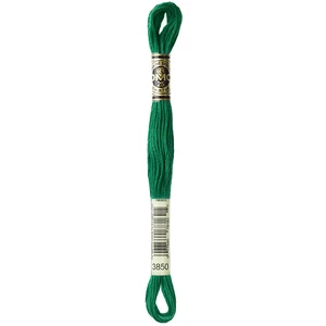 Comparateur de prix : DMC Fil à Broder Mouliné 117MC - couleur 3850 - Vert