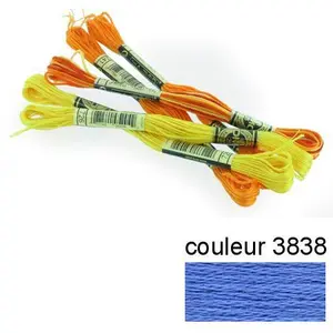 Comparateur de prix : DMC Fil à broder 117 mouliné - couleur 3838