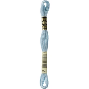 DMC 117 3841 Mouline Stranded Coton Six brins Fil à broder Filetage, bébé Bleu pâle, 8 m