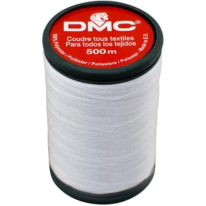 DMC Fil à coudre Polyester 500 m Blanc pas cher