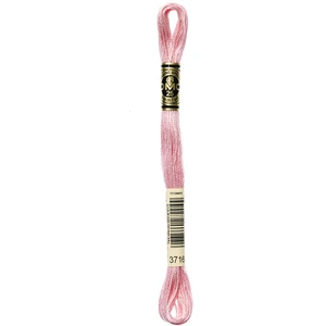 DMC Fil à Broder Mouliné 117MC - couleur 3716 - Rose