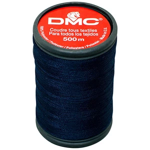 DMC Fil à coudre Polyester 500 m Bleu 4865 pas cher
