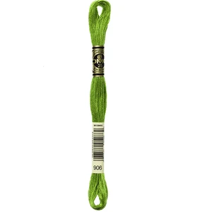 DMC 6-Strand Embroidery Cotton 8.7yd-Medium Parrot Green pas cher
