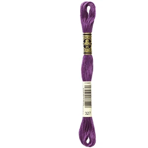 DMC Fil à Broder Mouliné 117MC - couleur 327 - Violet pas cher