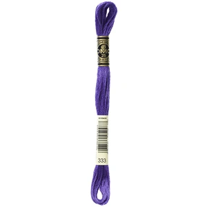 DMC Fil à Broder Mouliné 117MC - couleur 333 - Violet pas cher