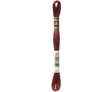 Comparateur de prix : DMC Fil à Broder Mouliné 117MC - couleur 221 - Rouge