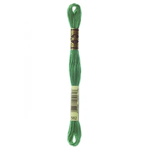 DMC Fil à Broder Mouliné 117MC - couleur 562 - Vert pas cher