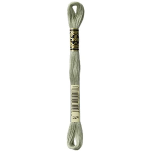 DMC Fil à Broder Mouliné 117MC - couleur 524 - Vert pas cher