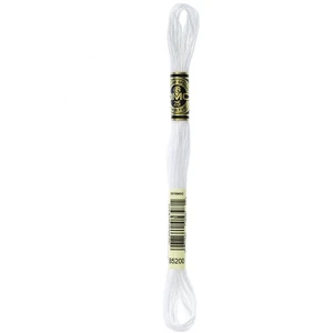 Comparateur de prix : Achat en vrac : DMC 6 brins de coton à broder 8 m Blanc neige 117B5200 (lot de 12)