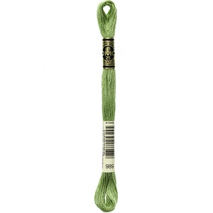 DMC Fil à Broder Mouliné 117MC - couleur 989 - Vert pas cher