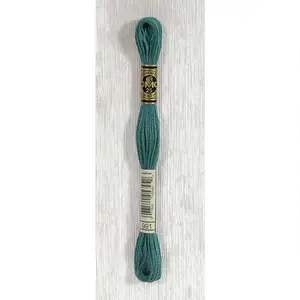 Comparateur de prix : DMC 117 991 6 fils à broder Fil de coton, Bleu-vert foncé, 8 m