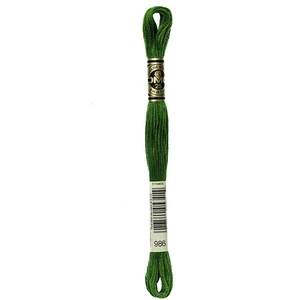 DMC Fil à Broder Mouliné 117MC - couleur 986 - Vert