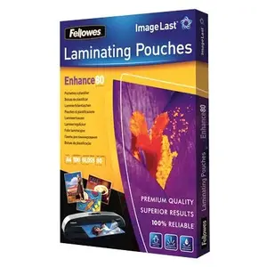 Comparateur de prix : Pochettes ImageLast A4 80 microns - Paquet de 100 (5306114) - Fellowes