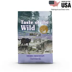 Comparateur de prix : 2kg Sierra Mountain Taste of the Wild - Croquettes pour Chien