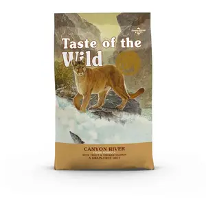 Comparateur de prix : Taste of the Wild Canyon River Feline avec Truite et Saumon fumé 2 kg