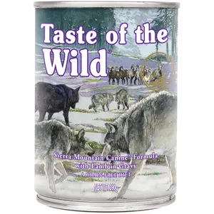 Comparateur de prix : 1x390g Sierra Mountain Canine Taste of the Wild - Pâtée pour chien