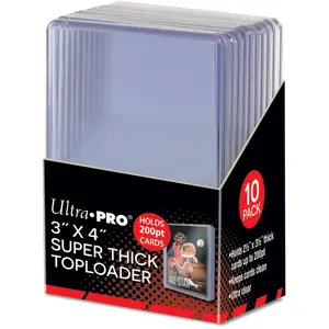 Ultra-Pro 159480 Toploader 3" x 4" Super Thick, 10 pièces, couleur Clear, 15286Vendu parplay-in