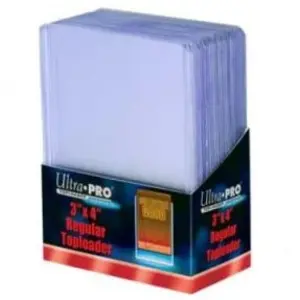 Comparateur de prix : Protection de carte Ultra Pro TopLoader Regular (x25) Blanc 4"x3" 81222