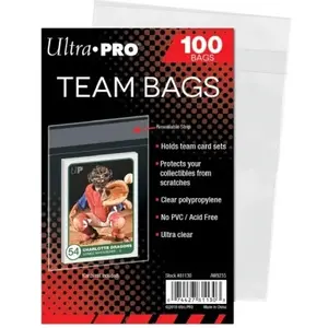 Comparateur de prix : Team Bags - Resealable Sleeves (100 Bags) Ultra PRO
