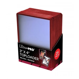 TOPLOADER ULTRA CLEAR RED BORDER X25 / ULTRA PROVendu paramazon