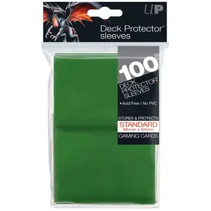 Comparateur de prix : Asmodee Ultra pro deck protector standard size green - 100 pcs.