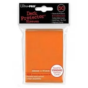 Asmodee Ultra Pro - 330480 - Jeu De Cartes - Housse De Protection - Orange - 50 Pièces - D12 pas cher