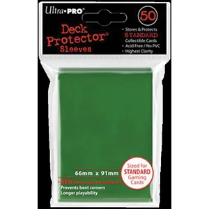 Comparateur de prix : Asmodee Ultra Pro 50 pochettes Deck Protector Solid Vert