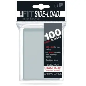 100 sous-pochettes Pro-Fit Side-Loading Transparent - Ultra Pro