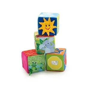 Kids II Baby Einstein - Explore & Discover Soft Blocks pas cher