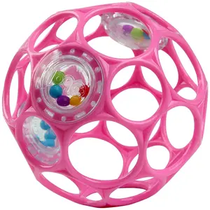 Comparateur de prix : Hochet balle sensorielle ROSE Oball