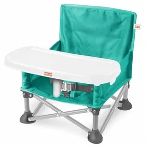 BRIGHT STARS Rehausseur de chaise fille, rose,  pliable, nomade, de vo...