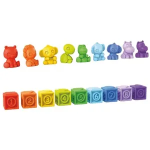 Coffret Cube et animaux (18 pièces) pas cher