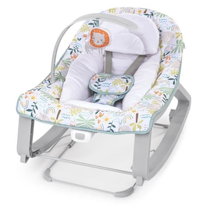 Ingenuity Transat bébé 3-en-1 Keep Cozy - Tropical Rainbow pas cher