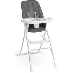 Comparateur de prix : Ingenuity Chaise haute compacte - Avec assiette sécurisée - Pliage à plat - Collection Sun Valley - Gris