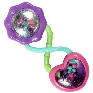 Bright Starts - Rattle and Shake Barbell - rose pas cher
