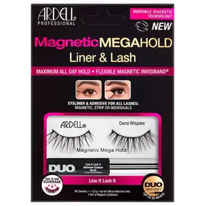 Ardell Magnetic Megahold Liner &amp; Lash Demi Wispies Cils 1 art.