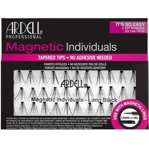 Ardell Magnetic Individuals faux-cils Long Black 30 pcs pas cher