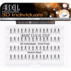 ARDELL Faux Cils 3D Individuels Medium Black   Regard Éblouissant et Naturel TU pas cher
