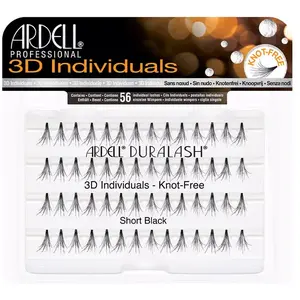 ARDELL FAUX CILS 3D INDIVIDUELLES Short Black - Effet Naturel et Volume TU pas cher
