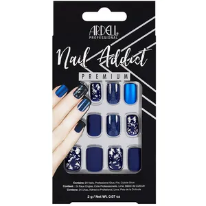 Comparateur de prix : Faux ongles Ardell Nail Addict Matte Blue (24 pcs)