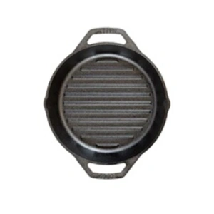 Poêle grill - Lodge - 30cm - Fonte naturelle - Tous feux - Made in USA pas cher