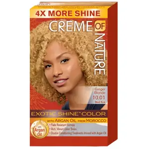 Creme of Nature - Argan Coloration permanente 56 g Marron clair unisex pas cher