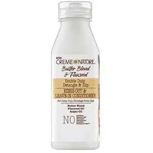 Comparateur de prix : Creme of Nature, Butter Blend & Flaxseed, Après-shampoing assouplissan...