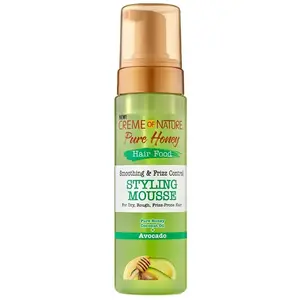 Comparateur de prix : Creme of Nature Pure Honey Hair Food Avocado Mousse coiffante 207ml