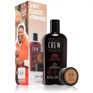 American Crew Coffret Routine Soins Coiffage Homme - Brillance moyenne