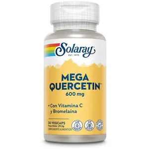 Comparateur de prix : Solaray Petite Méga Quercétine 600 Mg 30 Unités One Size
